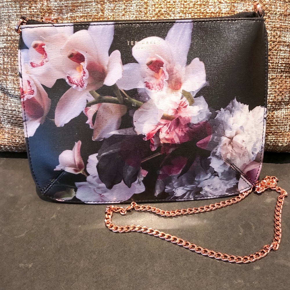 Ted Baker Nara Leather Crosshatch Crossbody